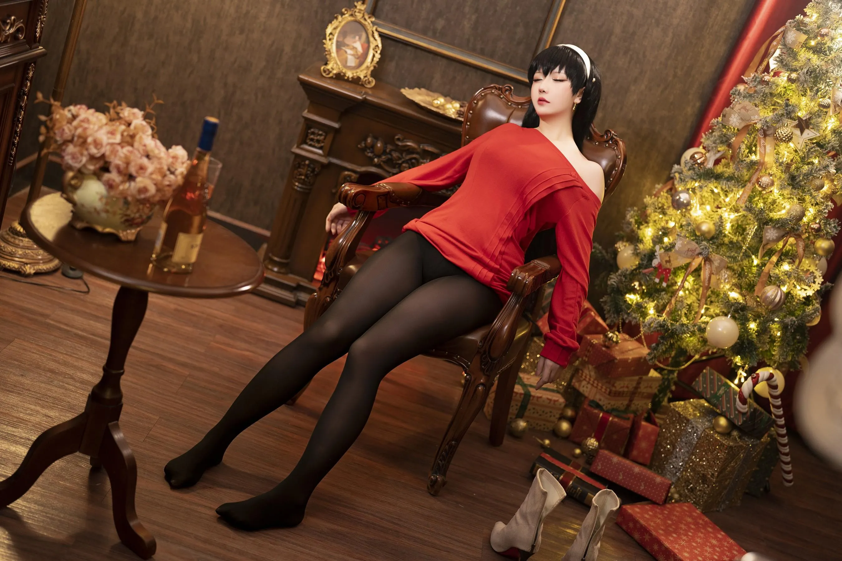星之迟迟 – NO.137 约尔圣诞1 私服 [45P]插图1